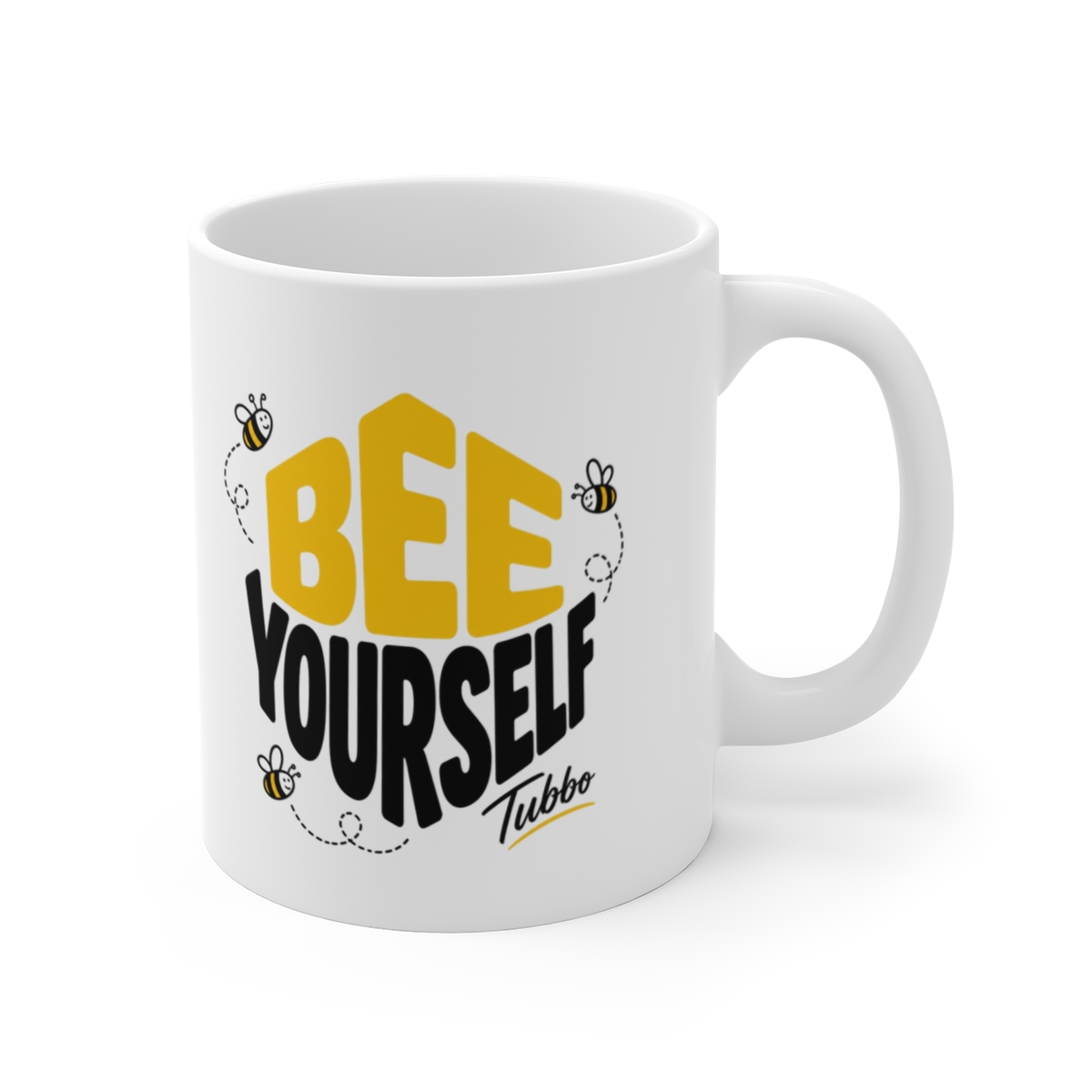 Tubbo "BEE YOURSELF" White Mug