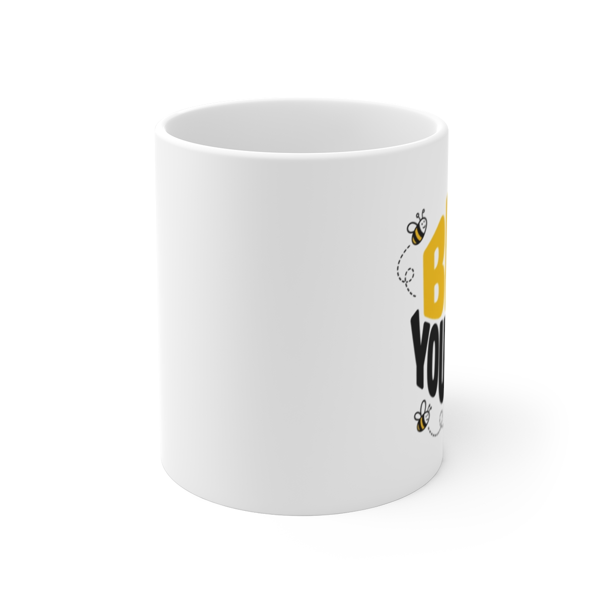 Tubbo "BEE YOURSELF" White Mug - alternate angle 1, merchandise