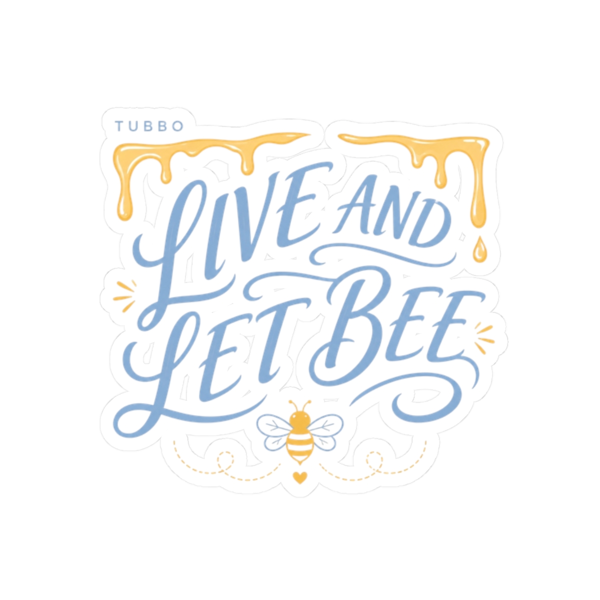 Tubbo "LIVE AND LET BEE" Sticker - Official Stickers merchandise