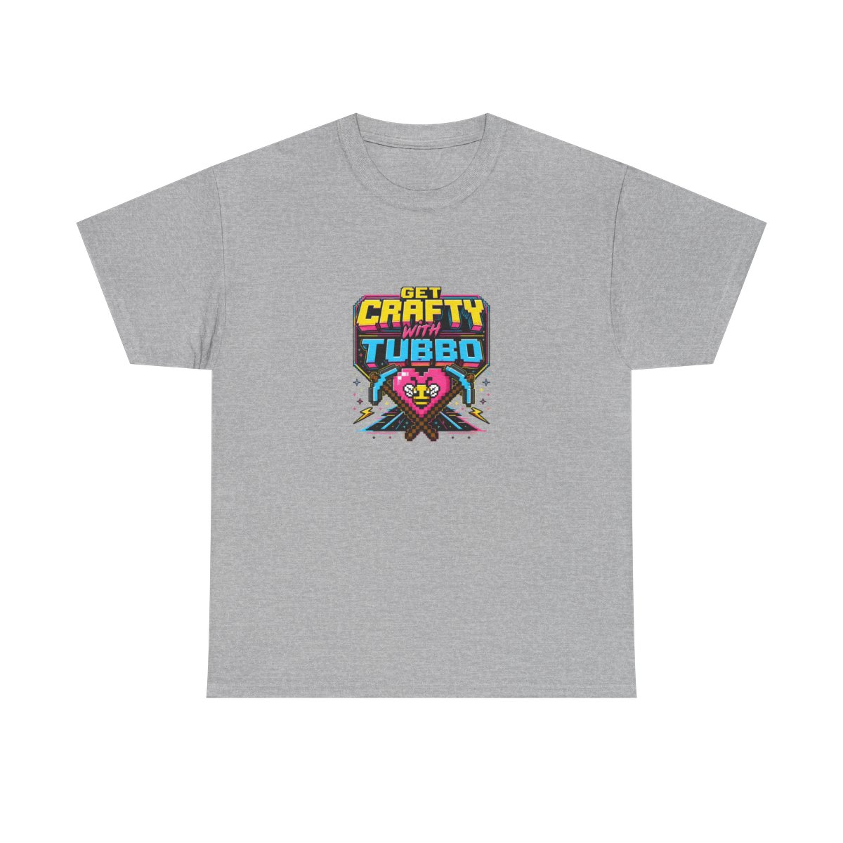 Tubbo "Get Crafty with Tubbo" Unisex Tee - alternate angle 2, merchandise