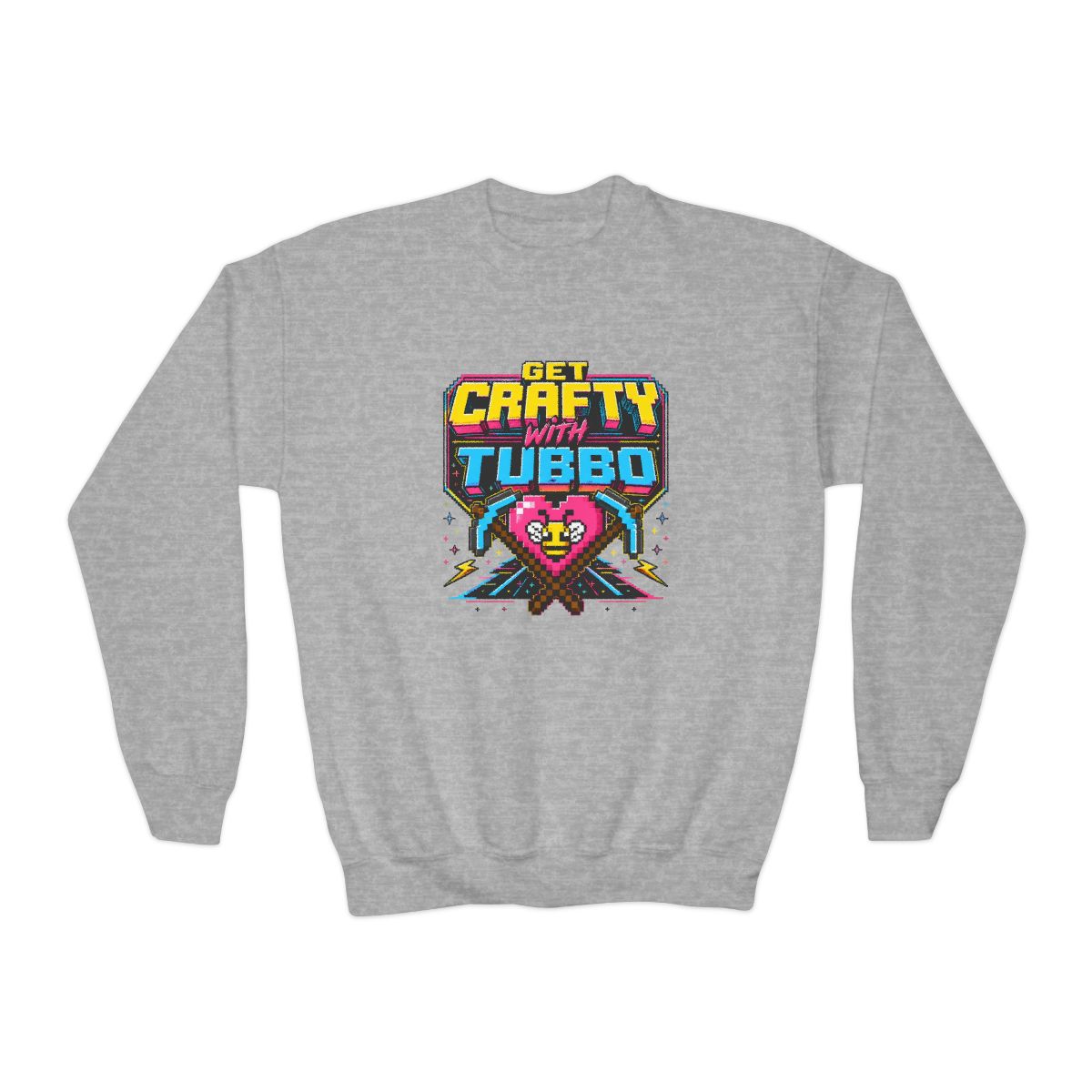 Tubbo "Get Crafty with Tubbo" Kids Crewneck