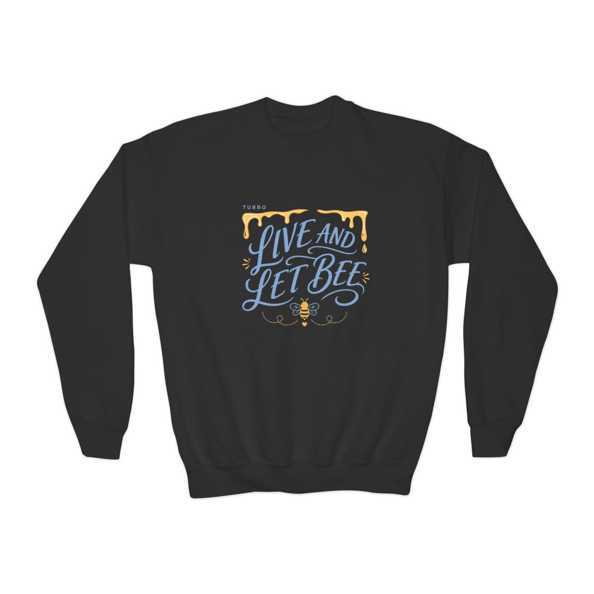 Tubbo "LIVE AND LET BEE" Kids Crewneck - Official Sweatshirts merchandise