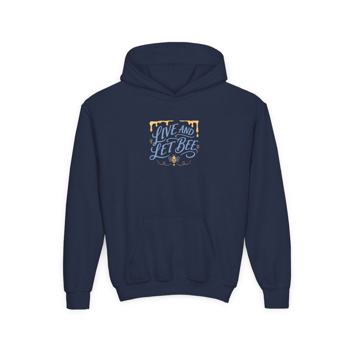 Tubbo "LIVE AND LET BEE" Kids Hoodie - alternate angle 3, merchandise
